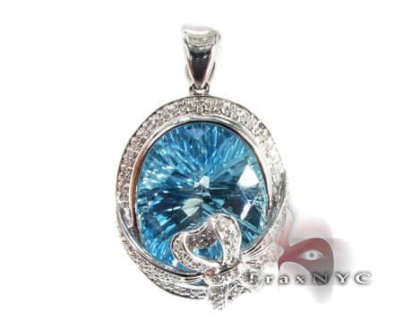Blue Topaz Pendant 2 9053
