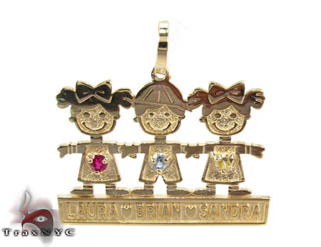 Little Kids Gold Pendant 28033