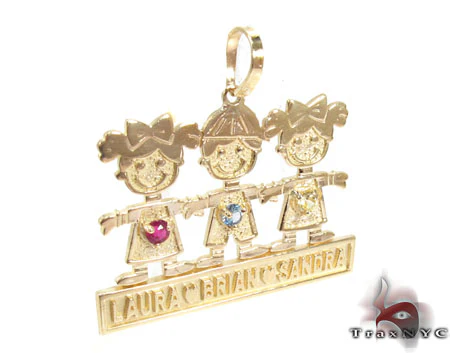Little Kids Gold Pendant 28033