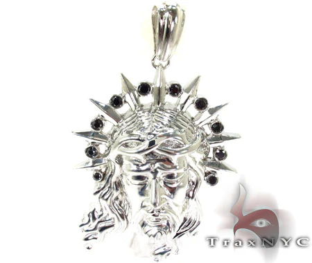 Black Diamond XL Jesus Head Pendant 29109