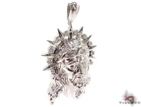 Diamond Jesus Pendant 33422
