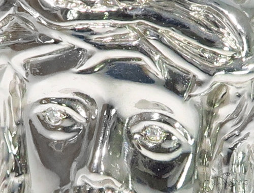 Solid 14K Gold Jesus Pendant 45405