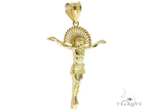 10K Gold Jesus Pendant L 57109