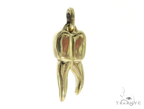 14K Yellow Gold Small Tooth Pendant 57225
