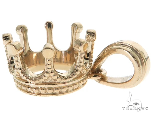 14K Crown Charm Pendant 57701