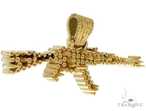 Custom Made AK-47 Assault Rifle Pendant 61369