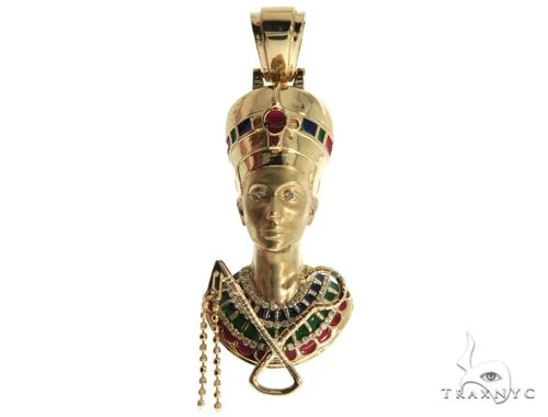 Custom Made Nefertiti Pendant 63917
