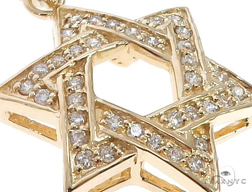 8225-14k-gold-diamond-star-of-david-pendant-64649-4.jpg 14k Gold Diamond Star of David Pendant 64649