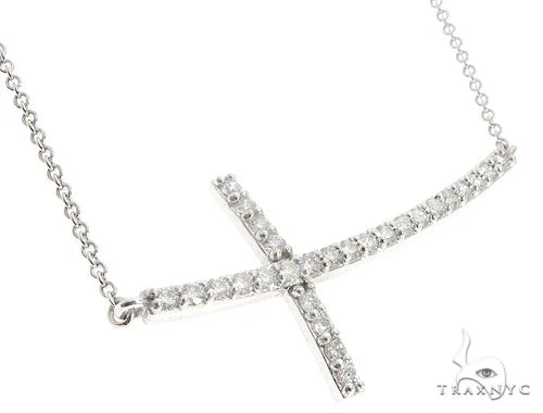 Prong Diamond Cross Pendant 65072