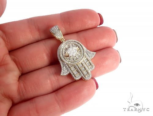 8269-10k-gold-prong-diamond-mighty-eye-of-providence-pendant-65322-5.jpg 10K Gold Prong Diamond Mighty Eye of Providence Pendant 65322