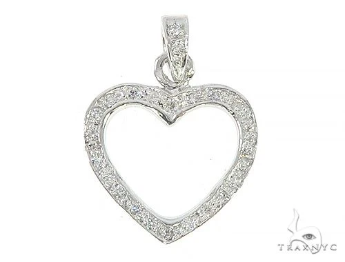 14K  Gold Heart Pendant 65449