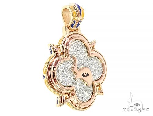 Custom TraxNYC Diamond Mini Logo Pendant 65648