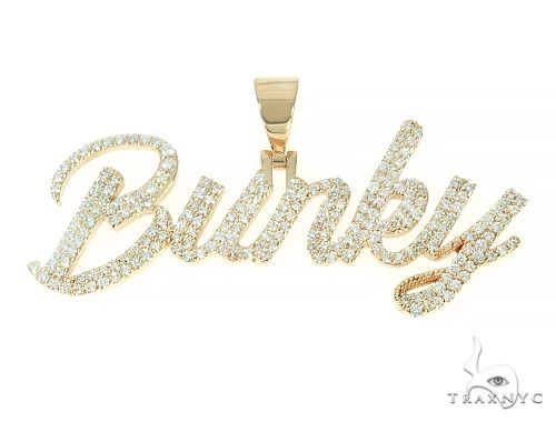 Custom Made BUNKY Diamond Name Pendant 65799