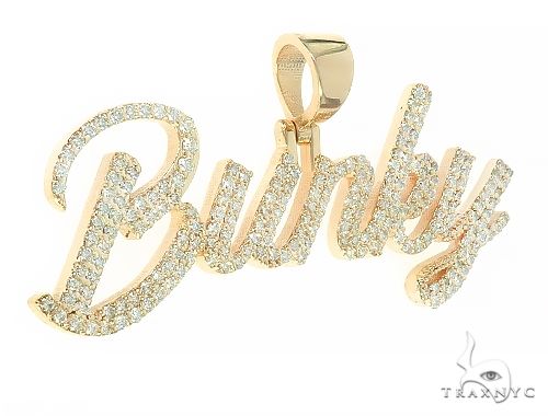 Custom Made BUNKY Diamond Name Pendant 65799