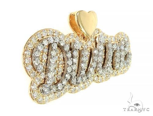 Custom Made Divine Diamond Name Pendanta 66068