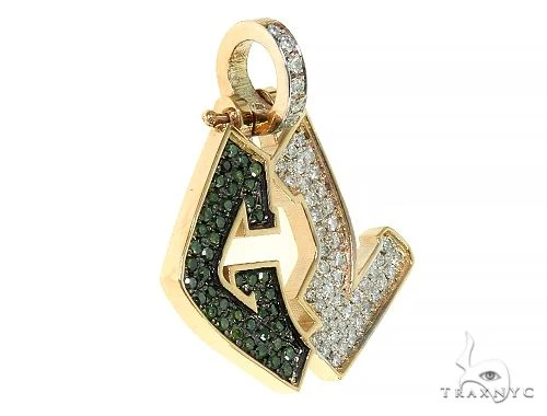 Custom Made 'GL' Diamond Pendant 66341