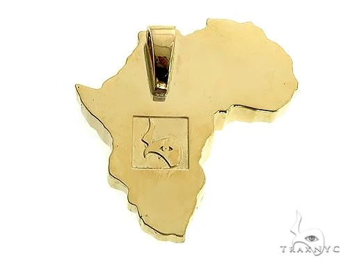 Small African Lion Face Pendant 66345