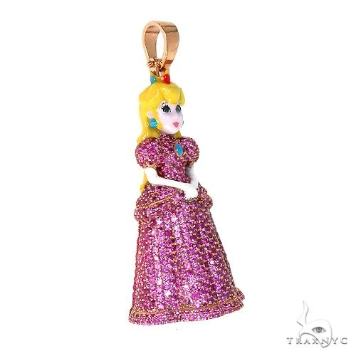 14K Gold Princess Pendant 66584