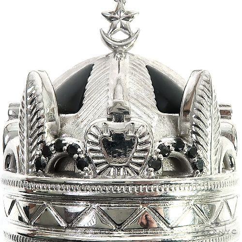 8435-14k-gold-custom-made-onyx-and-black-diamond-crown-pendant-66653-4.jpg 14K Gold Custom Made Onyx and Black Diamond Crown Pendant 66653