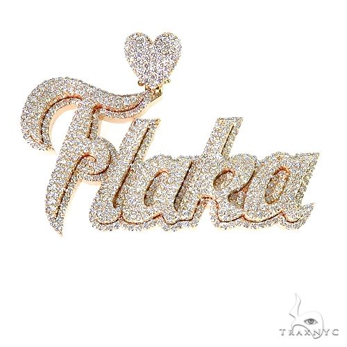 Custom Made 'FLAKA' Diamond Name Pendant 67079