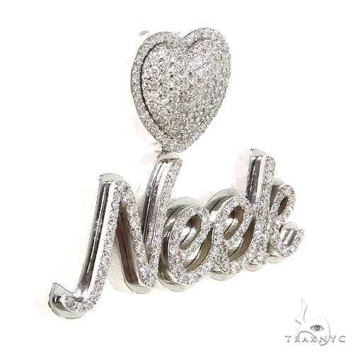 Custom Made Diamond Name Pendant 67445