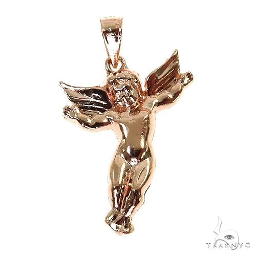 10K Gold Angel Charm Pendant 67553