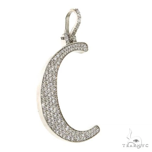 14K Gold Initial Diamond Pendant 67605
