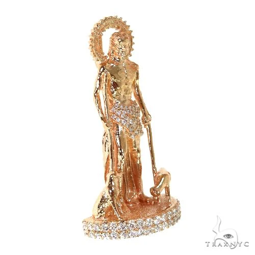 Mini St. Lazarus Diamond Pendant 67690