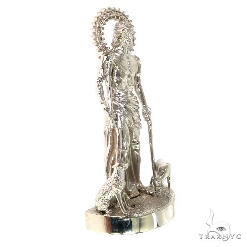 .925 Silver Large St. Lazarus Pendant 67744