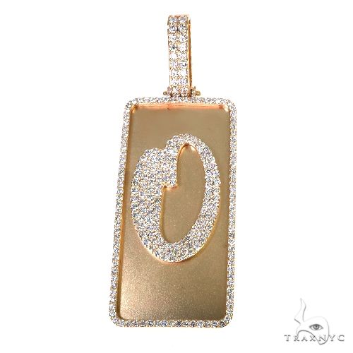 Custom Made Initial Diamond Pendant 67787