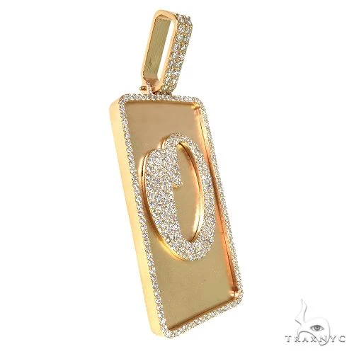 Custom Made Initial Diamond Pendant 67787