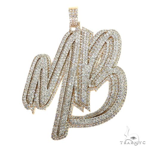 Custom Made 'MB' Diamond Pendant 67788