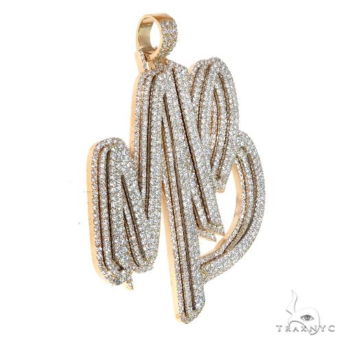 Custom Made 'MB' Diamond Pendant 67788