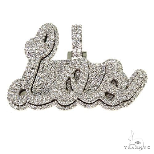 Custom Made Diamond Name Pendant 67800