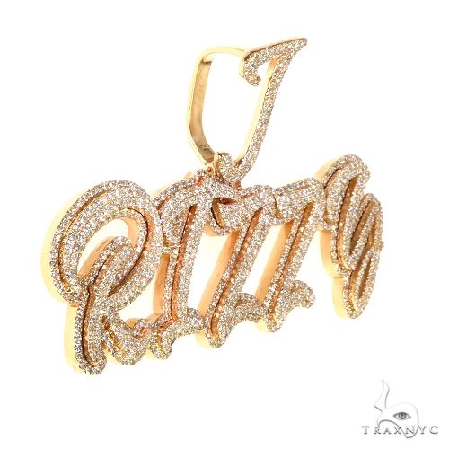 Custom Made Diamond Name Pendant 67802