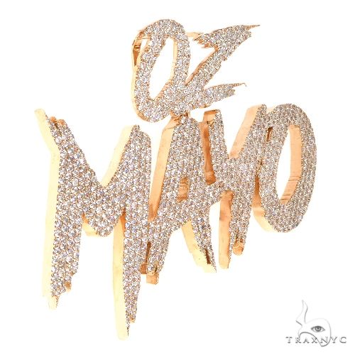 Custom Made Diamond Name Pendant 67806