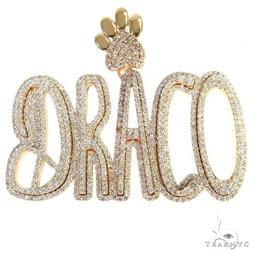 Custom Made Diamond Name Pendant 67874