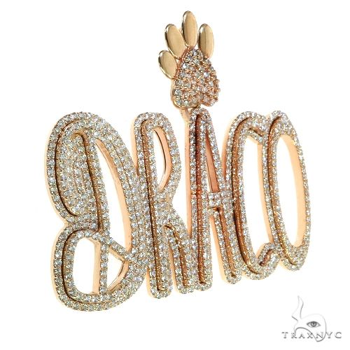 Custom Made Diamond Name Pendant 67874