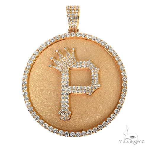 Custom Made Diamond Initial Pendant 67889