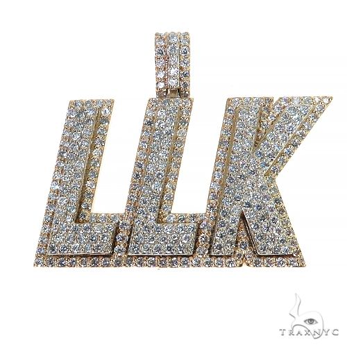 Custom Made Diamond LLK Pendant 67964