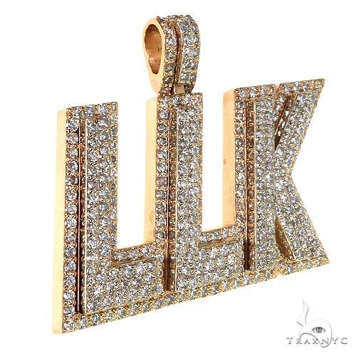Custom Made Diamond LLK Pendant 67964