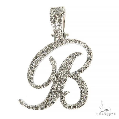 Custom Made Diamond Initial Pendant 67970