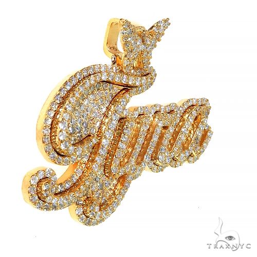 Custom Made Diamond Name Pendant 67994