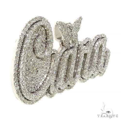 Custom Made Diamond Name Pendant 68018