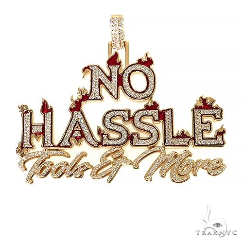 Custom Made No Hassle Diamond Pendant 68088