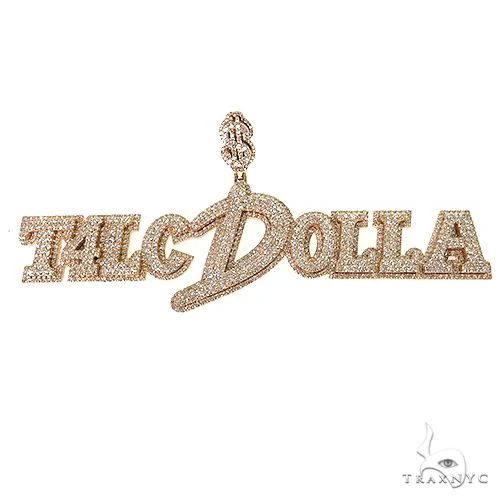 Custom Made Logo Diamond Pendant 68561