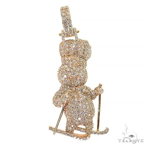 Pillsbury Dough Boy Skiing Diamond Pendant 68524