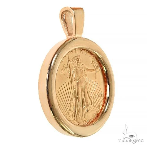 Plain Frame 1 Oz Liberty Coin Pendant 68519