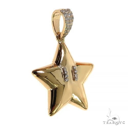 Diamond Mario Star Pendant 68472