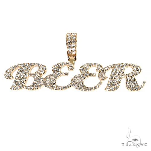 Custom Made Diamond Name Pendant (Lab) 68334